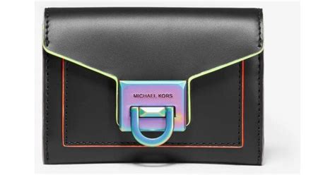 michael kors manhattan contrast trim wallet|Manhattan Small Contrast.